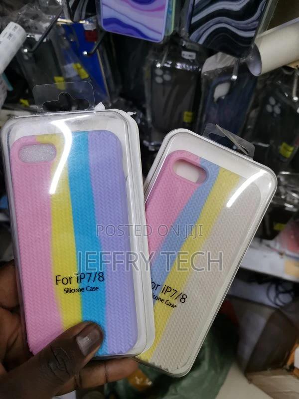 Silicone Anti Slip Designed for Apple iPhone 8 (Multi Color) - main view