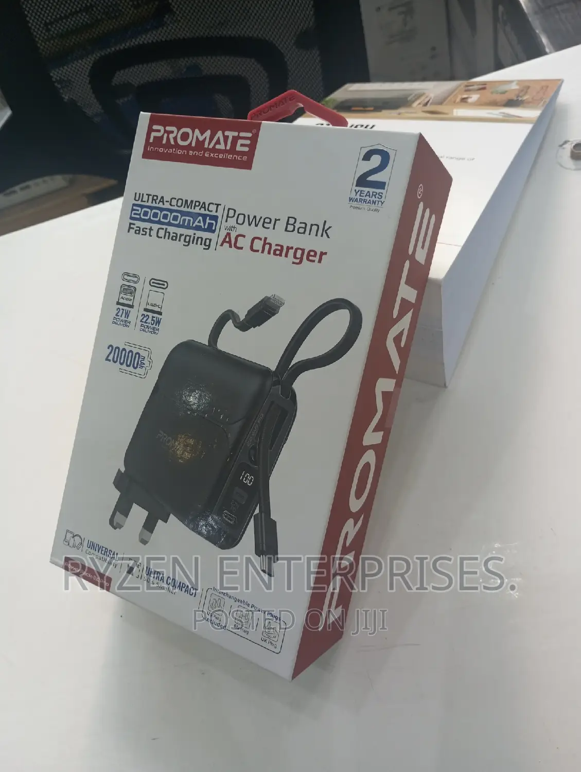 Promate 20000mah Powerbank Ac Charger/ 20000mah Powerbank