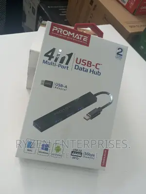 4 in 1 USB-C Data Hub/ Promate USB-C Hub 4 in 1