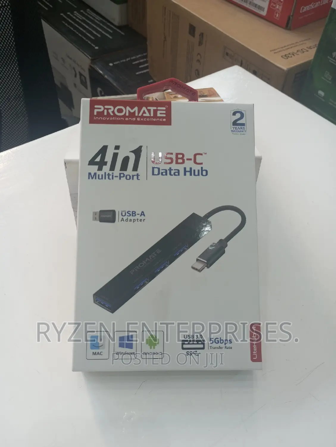 Promate USB-C to USB 4 in 1