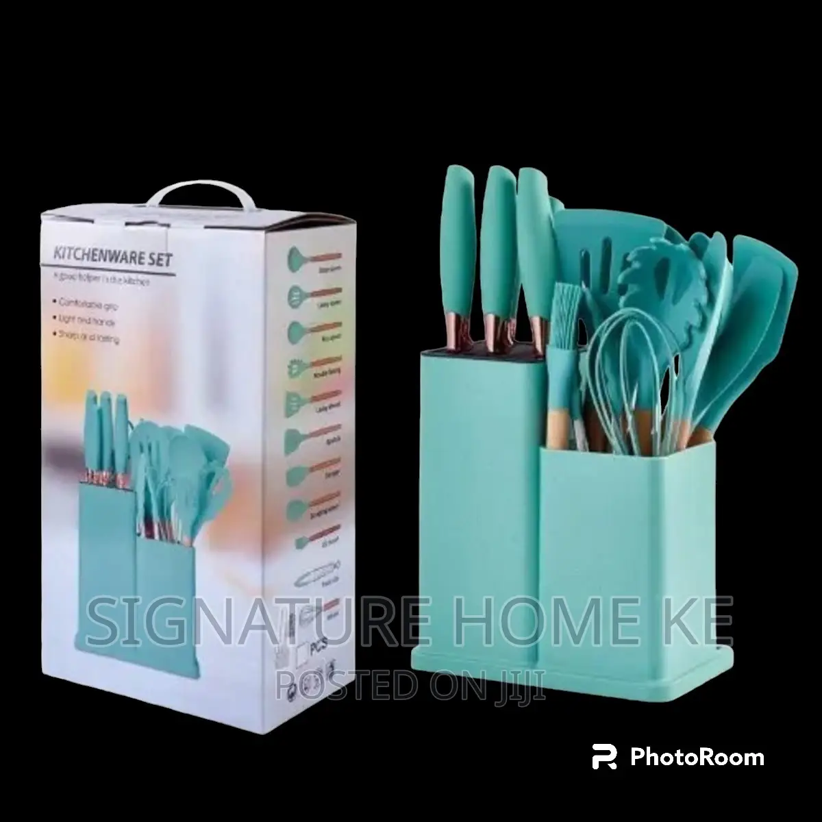 19PC Executive Silicone Spoons-Green
