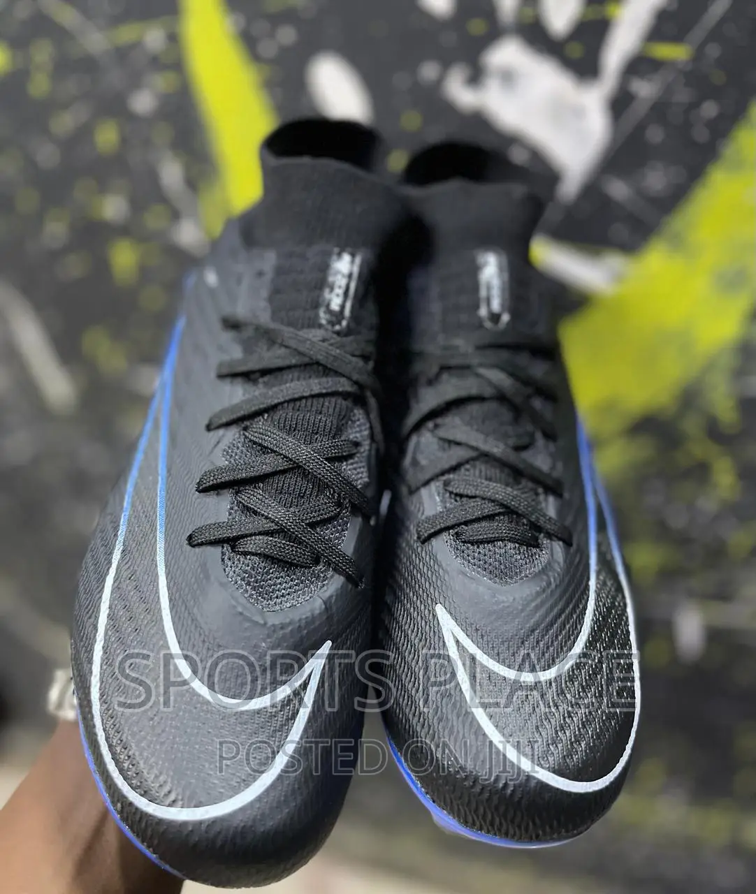 Nike Coal Black Air Zoom Football Boots