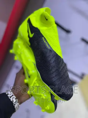 Nike Phantom GX Black and Bright Green Football Boots