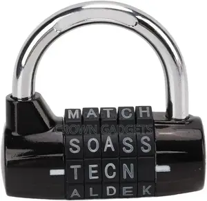 Blue 5 Digit Combination Padlock