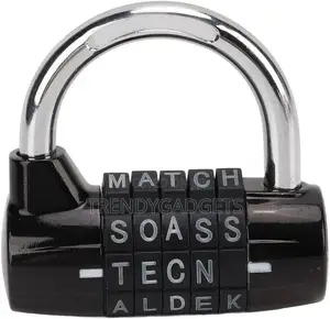 Blue 5 Digit Combination Padlock
