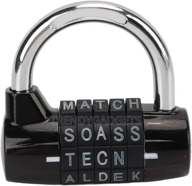 Blue 5 Digit Combination Padlock