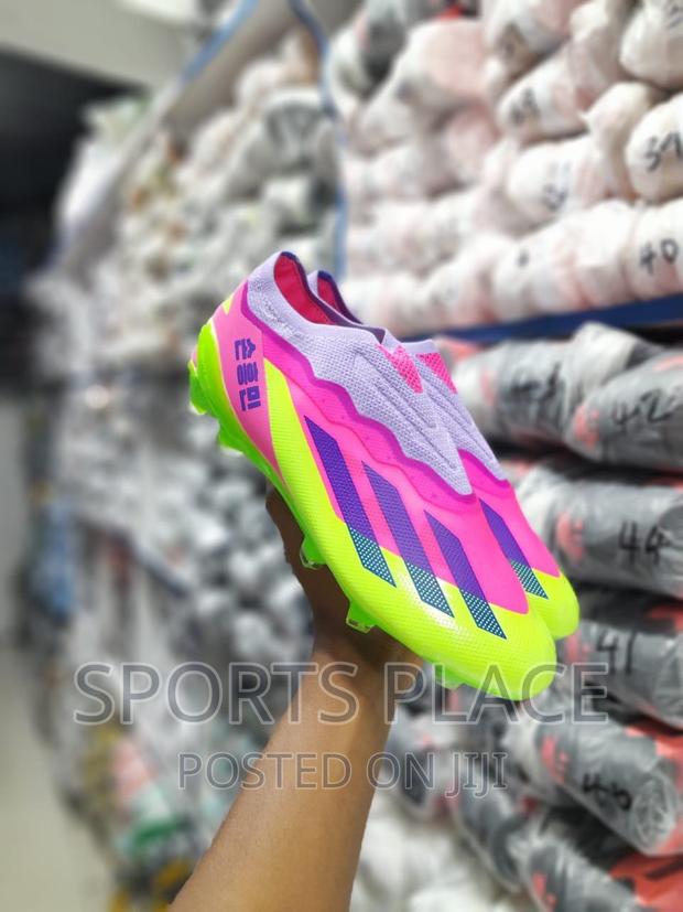 Son's Adidas X Crazyfast Football Boots - main view