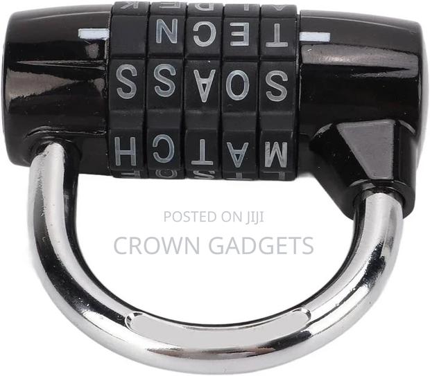 Blue 5 Digit Combination Padlock