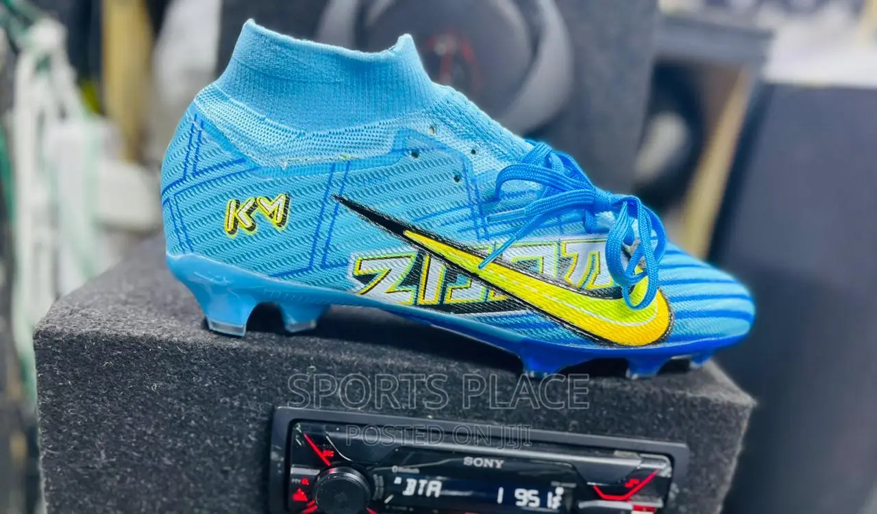 Mbappe's Current Air Zoom KY Football Boots
