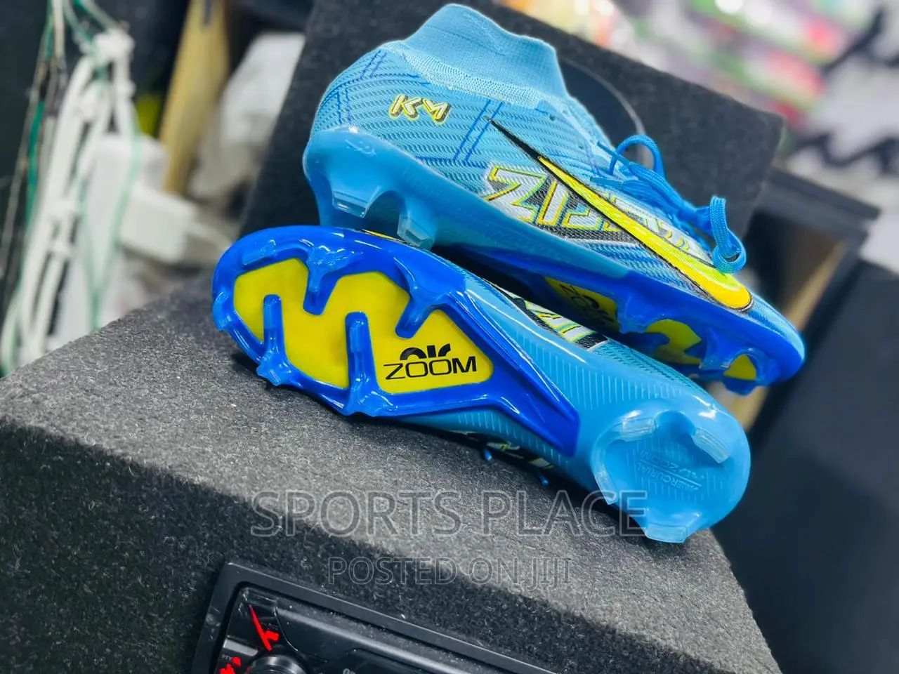 Mbappe's Current Air Zoom KY Football Boots