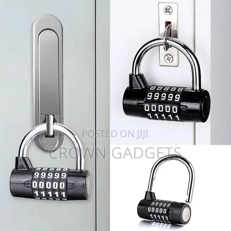 Blue 5 Digit Combination Padlock