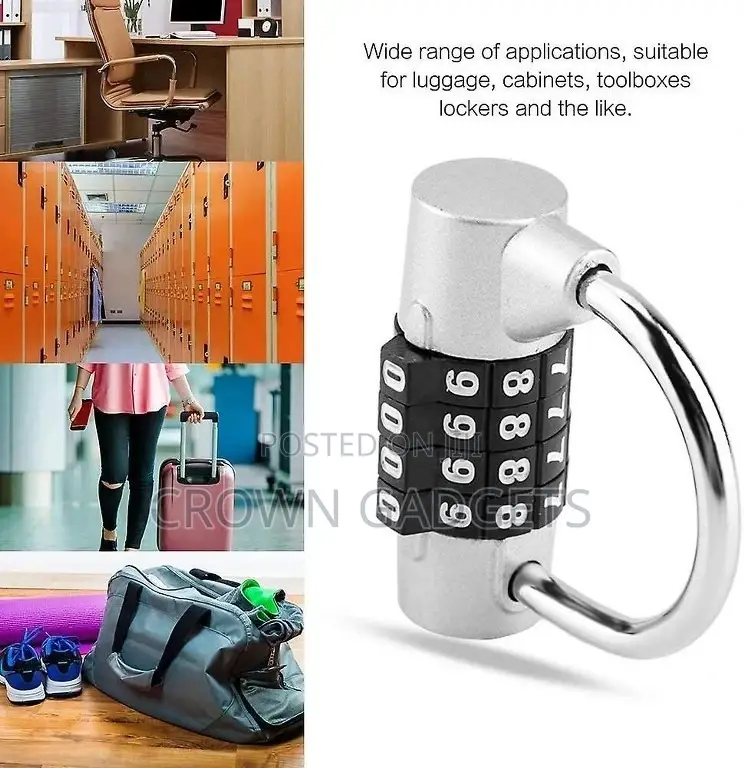 Combination Padlock for Gym Locker