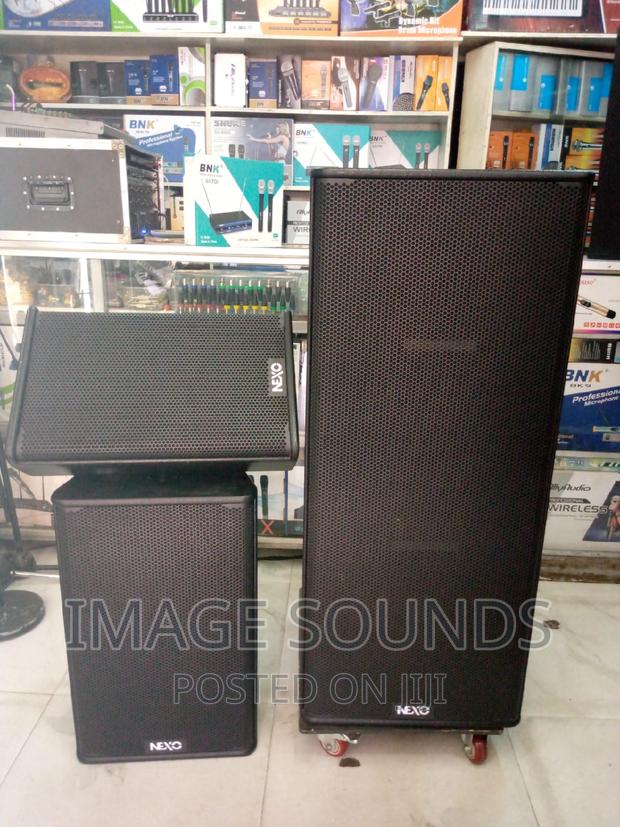 Nexo Set Speakers Fullrange, 12" and 15" With 10m Cables - main view