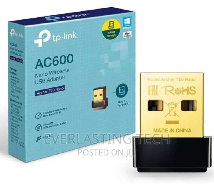Tp-Link Ac600 Nano Wireless Usb Adapter - Tl-Archer T2u Nano