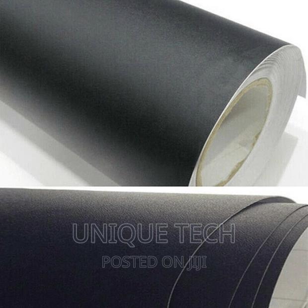 1m × 1.5m Car Vinyl Film Wrap Sticker Matte Black