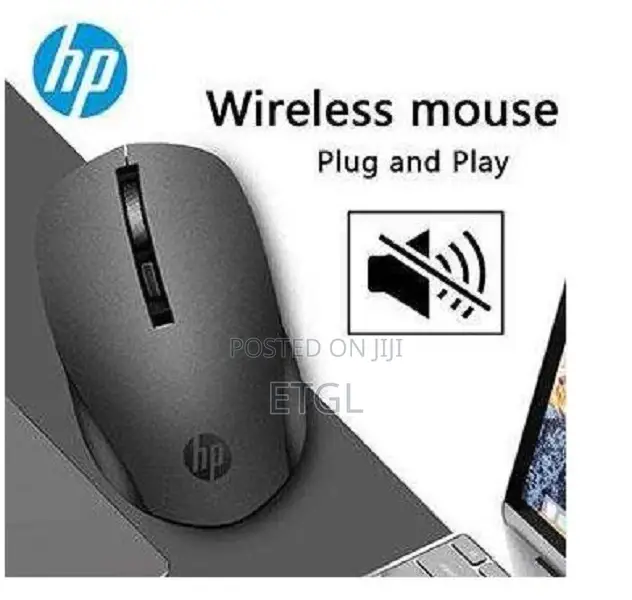 HP Wireless Silent Mouse S1000 Black - 3CY46PA