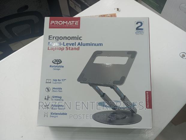 Promate Ergonomic Multi-Level Aluminium Laptop Stand - main view