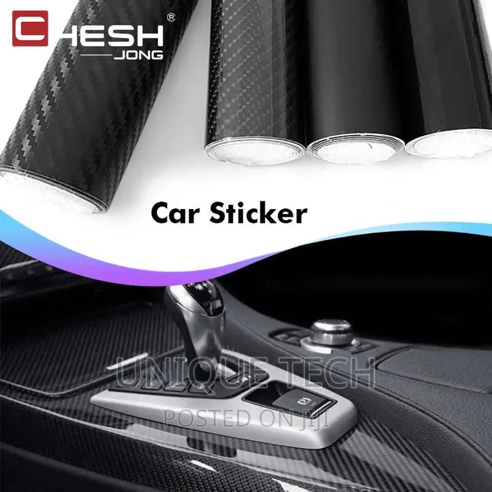Interior Decal Carbon Fiber Vinyl Stickers - Matte Gloss