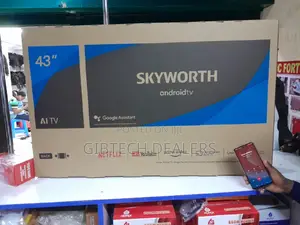 Skyworth Frameless Tv Android Smart 43 Inches Now Available