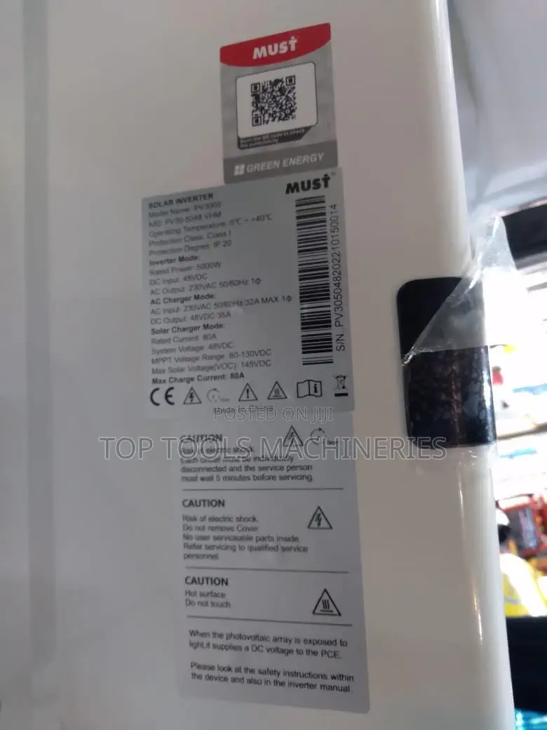Must 5kva 48v Hybrid Inverter