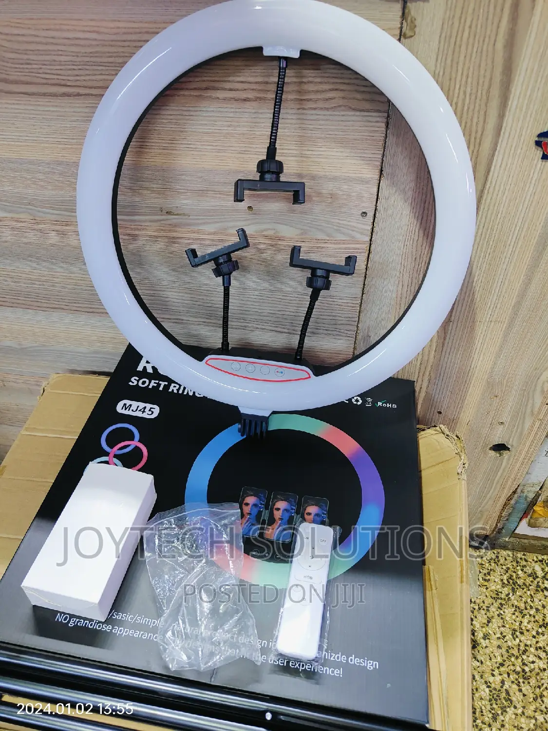 Brighter 18 Inches Ringlight With Stand Remote and Microphon