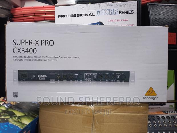 Behringer Super X Pro CX3400 2/3/4 Way Crossover - main view