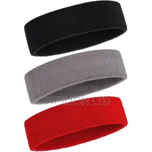 Sports Headbands/Sweatbands Red, Black ,Grey and White
