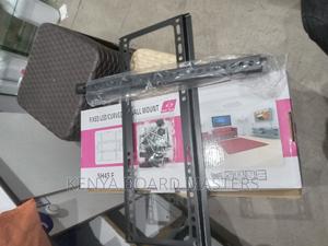 Fixed Wall Mount. Black Tv Stand - main view