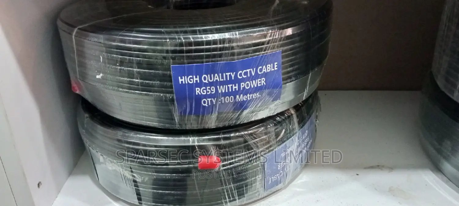 Generic RG59 Coaxial CCTV Cable With Power Cable
100m