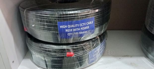 Generic RG59 Coaxial CCTV Cable With Power Cable
100m