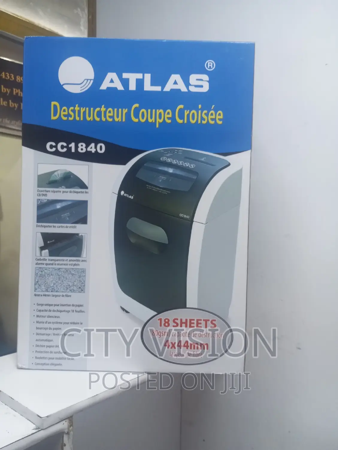 ATLAS Cc1840 Atlas Cross Cut Shredder CC1840!!Cc1840 !!