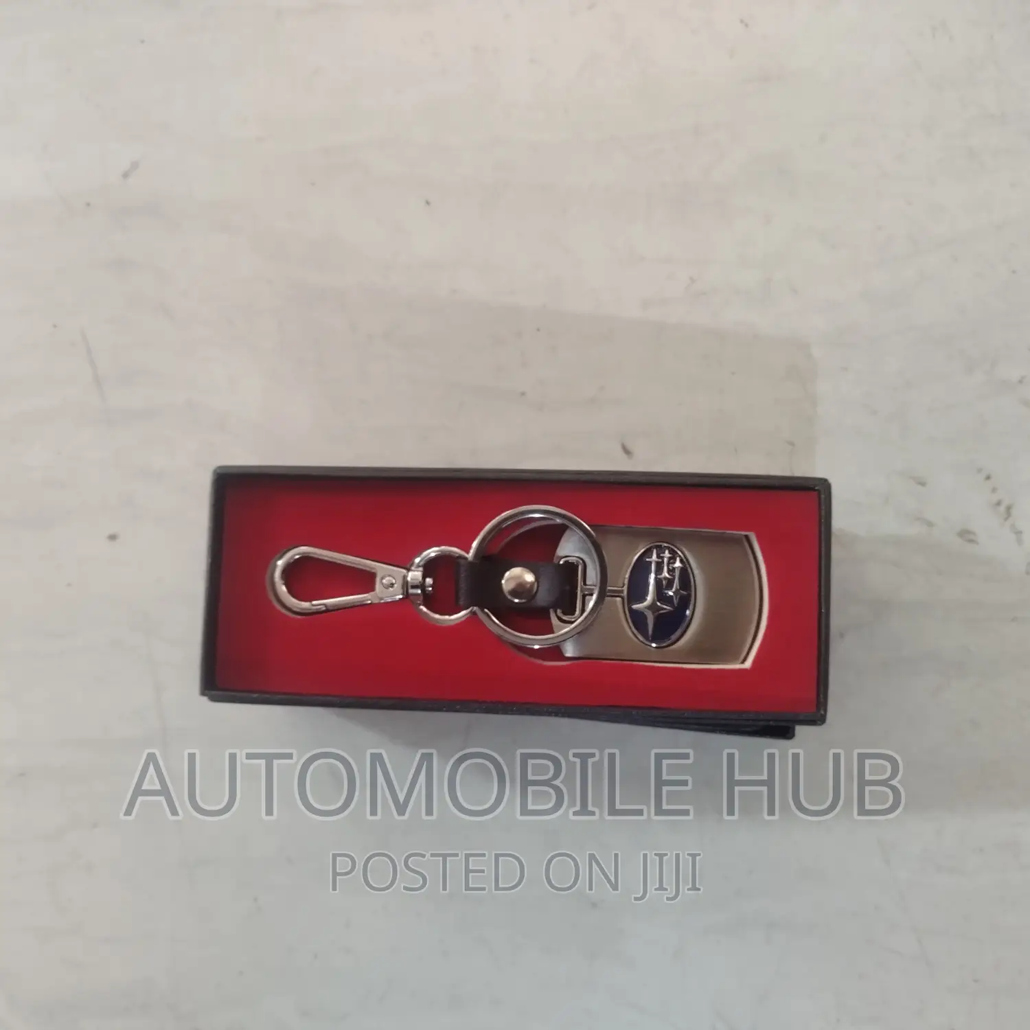 Stainless Steel and Leather Key Holder