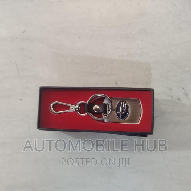 Stainless Steel and Leather Key Holder