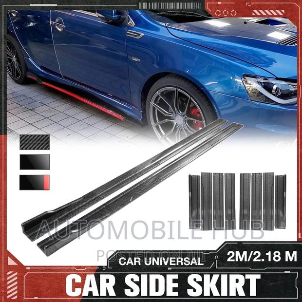 Black Universal Car Side Skirts Fenders