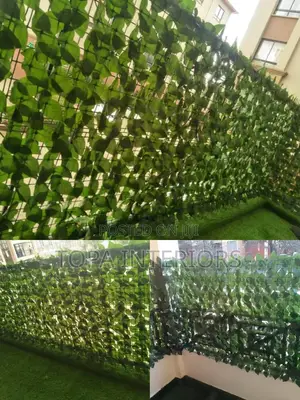 D.I.Y Balcony Garden Artificial Green Leaf Fence
