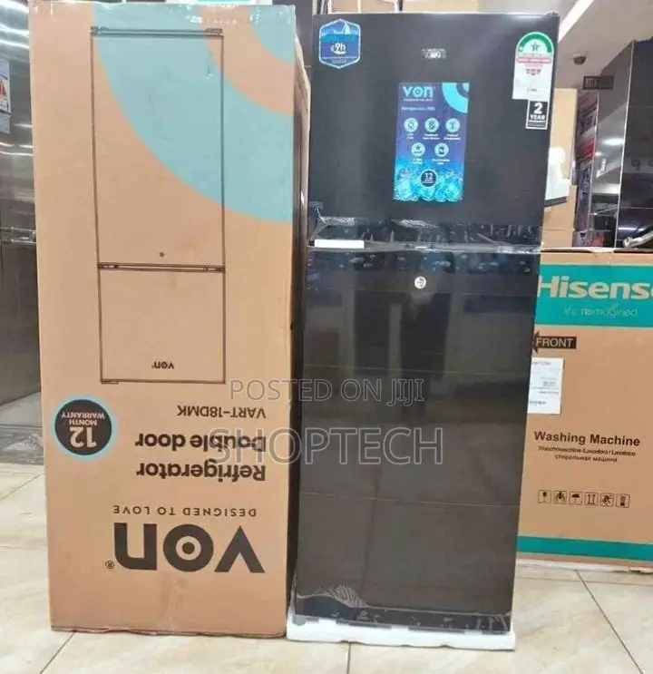 Von 138 Double Door Refrigerator