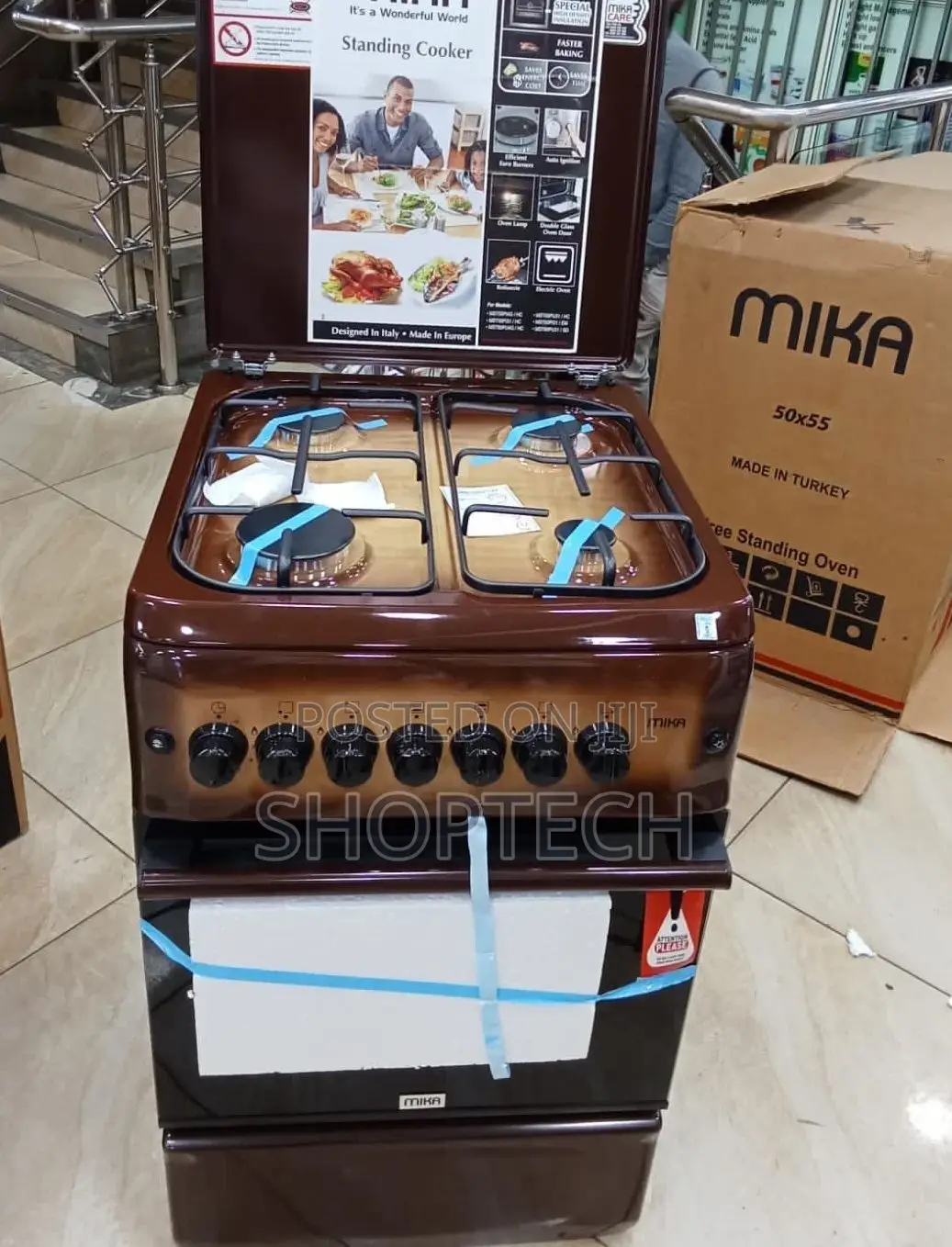 Mika Full Gas With Gas Oven Standing Cooker