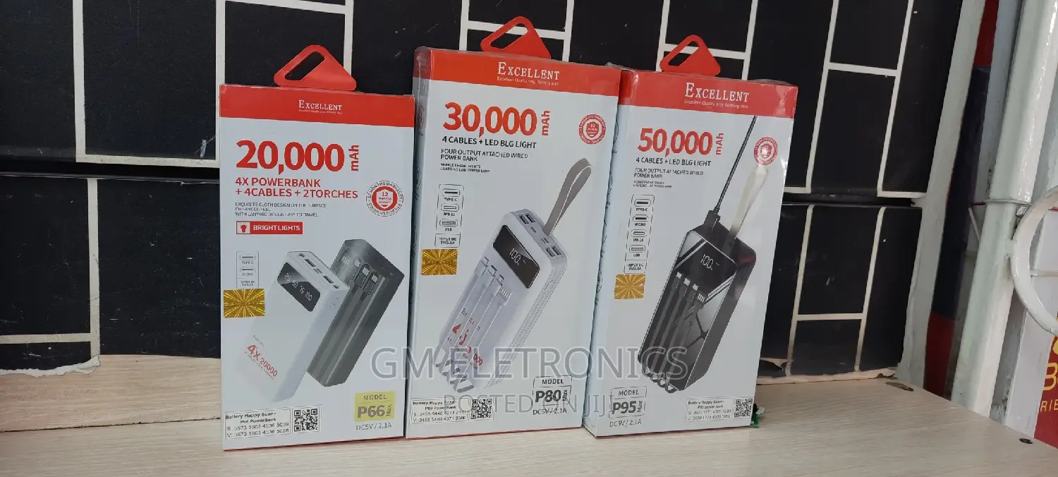 Excellent Powerbanks Available.