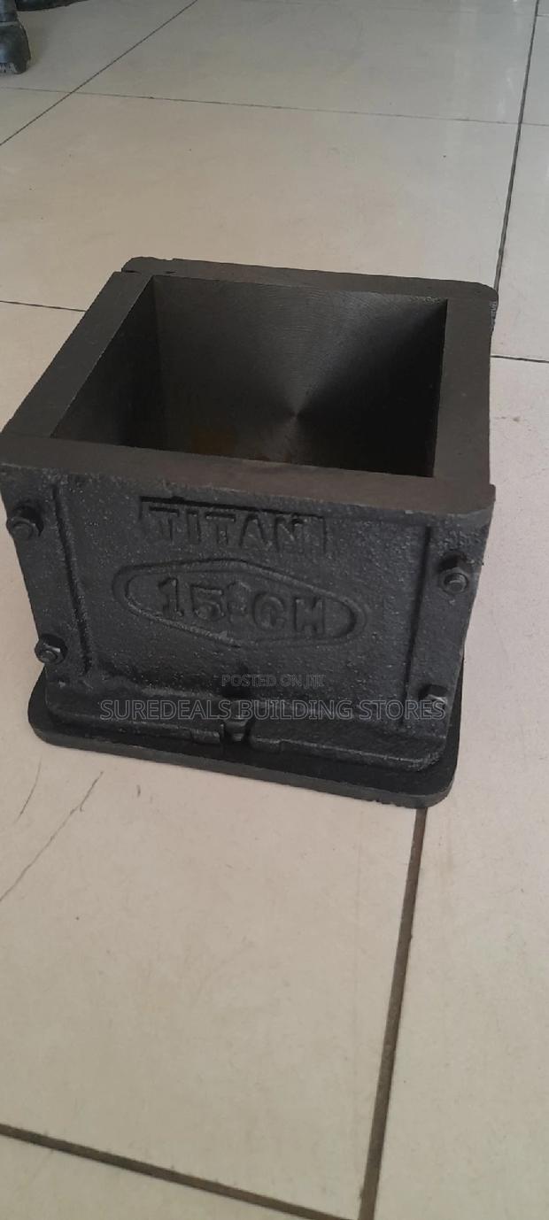 Cast Iron Concrete Moulds for Concrete Testing -15cm3 Cubic