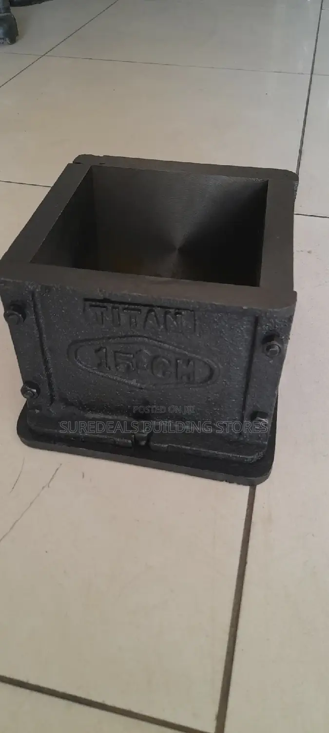 Cast Iron Concrete Moulds for Concrete Testing -15cm3 Cubic