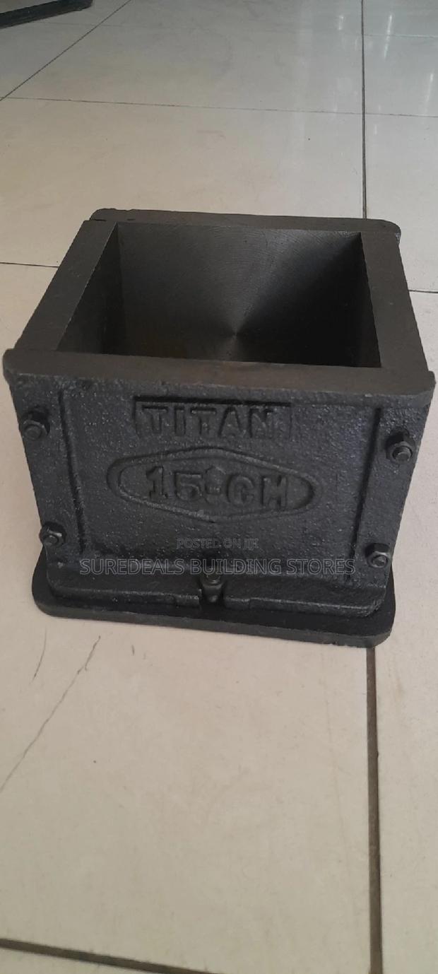 Cast Iron Concrete Moulds for Concrete Testing -15cm3 Cubic - thumbnail 2