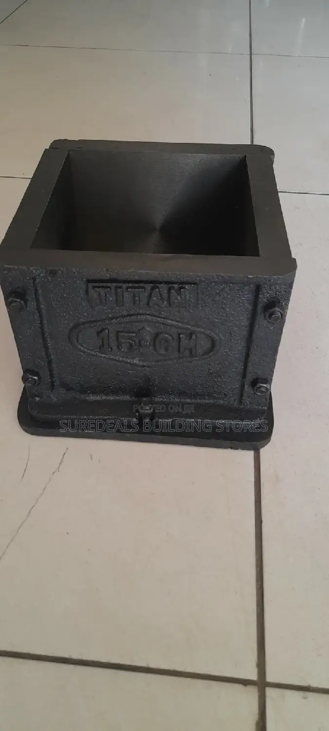 Cast Iron Concrete Moulds for Concrete Testing -15cm3 Cubic