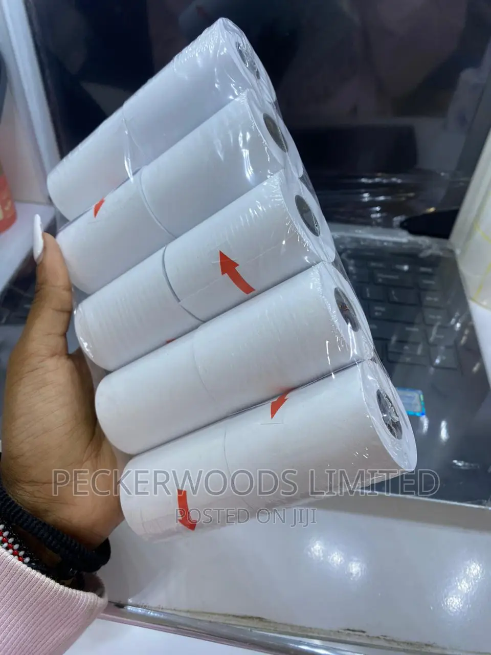 New White Thermal Rolls With Smooth Surface