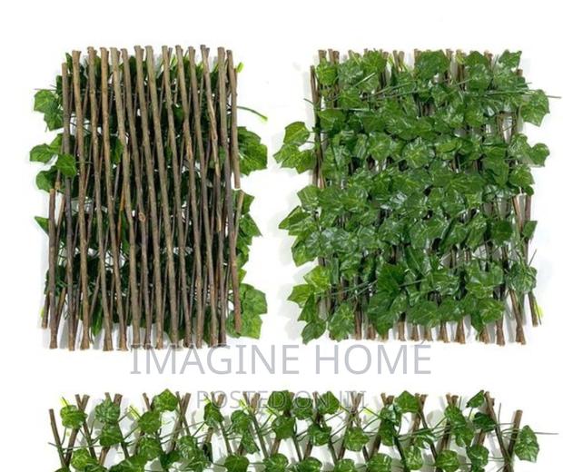 Artificial Stretchable Green Fence - main view