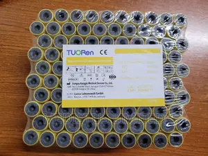 Yellow Vacutainers With Gel