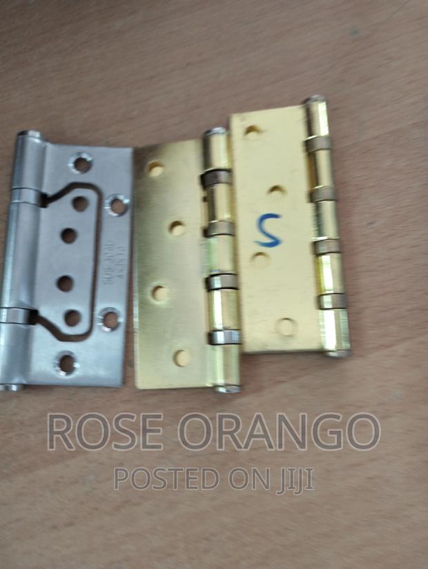 Door Hinges Gold and Silver