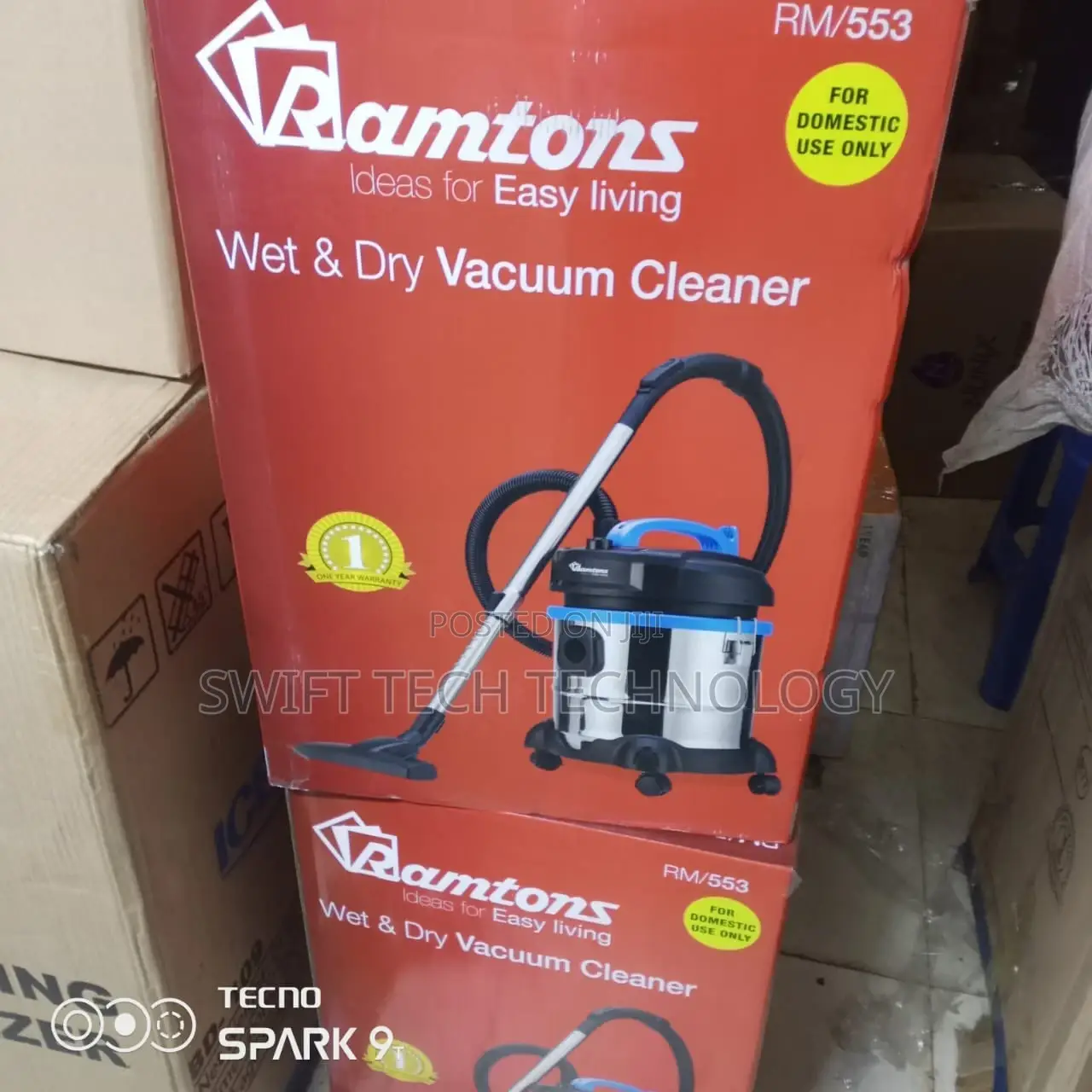 Vacuum Cleaner Ramtons Vacuum Cleaner 21 Liters Rm553