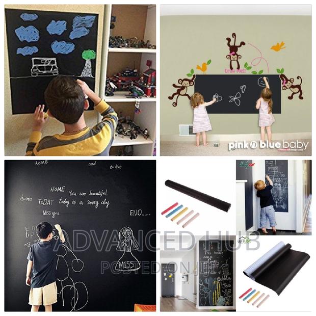 Kids Adhesive Home Use Blackboard Sticker - thumbnail 3