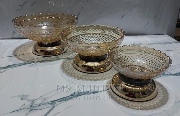Very High Quality 3 ARM Elegant Display Serving Bowls - thumbnail 3