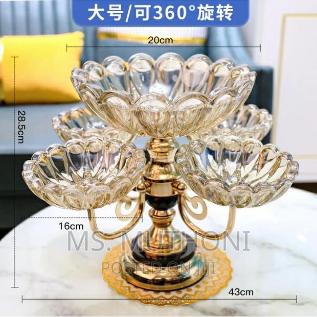 Very High Quality 5 ARM Elegant Rotating Display Bowls - thumbnail 5
